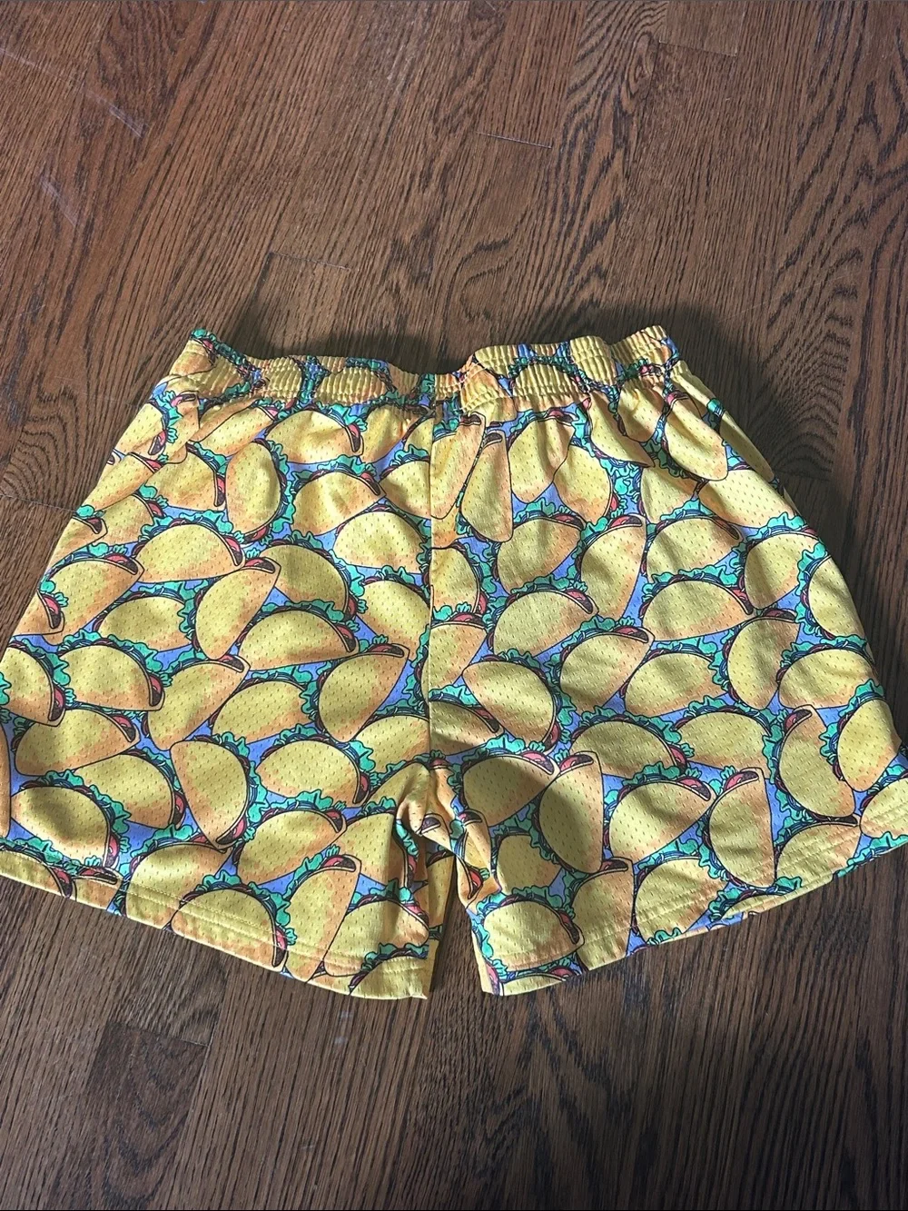 Baseball Lifestyle 101-Taco Print!! Men's Small Athletic Shorts